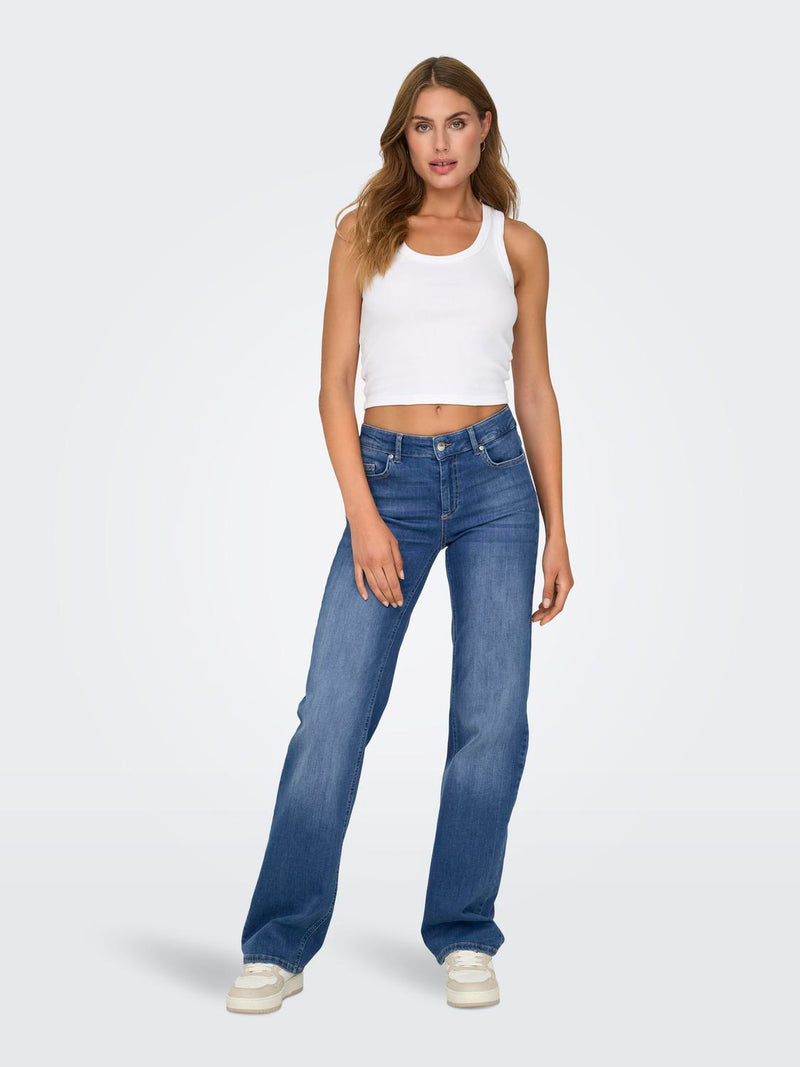 ONLBLUSH MID STRAIGHT DNM REA12187 NOOS 15330787 - JEANS