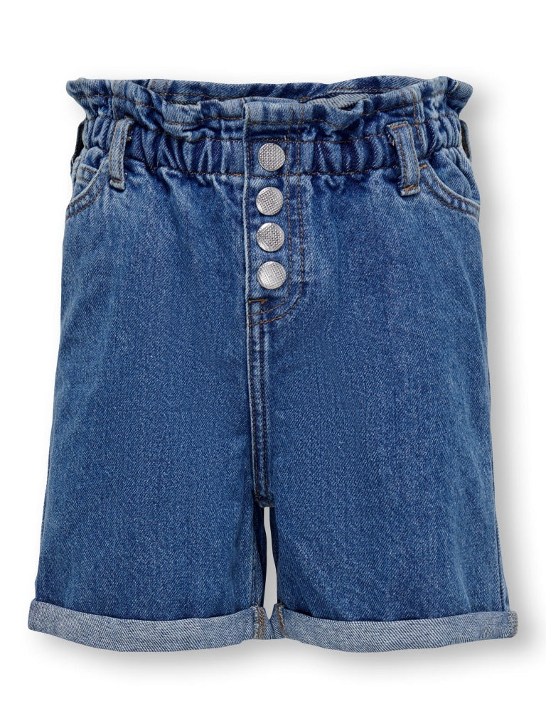 KOGCUBA PAPERBAG SHORTS TAI CS 15257878 - Medium Blue Denim