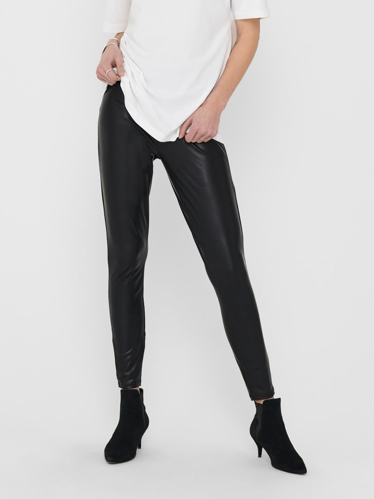 ONLCOOL COATED LEGGING NOOS JRS 15187844 - PANTALONE DONNA