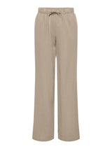 ONLCARO MW LINEN BL PULL-UP PANT PNT 15291807 - PANTALONE