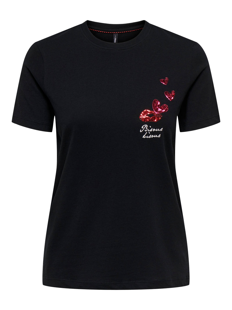 Only t-shirt con scritta moda 15332698 - T-SHIRT & TOP DONNA