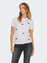 Only t-shirt con scritta moda 15332698 - T-SHIRT & TOP DONNA