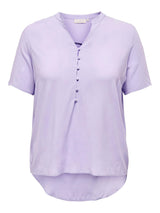 CARELINA S/S TOP WVN 15285859 - Provence / 48 - T-SHIRT &