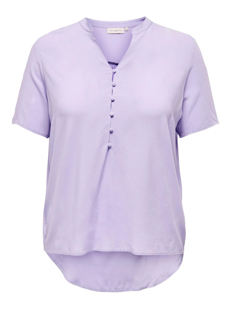 CARELINA S/S TOP WVN 15285859 - Provence / 48 - T-SHIRT &