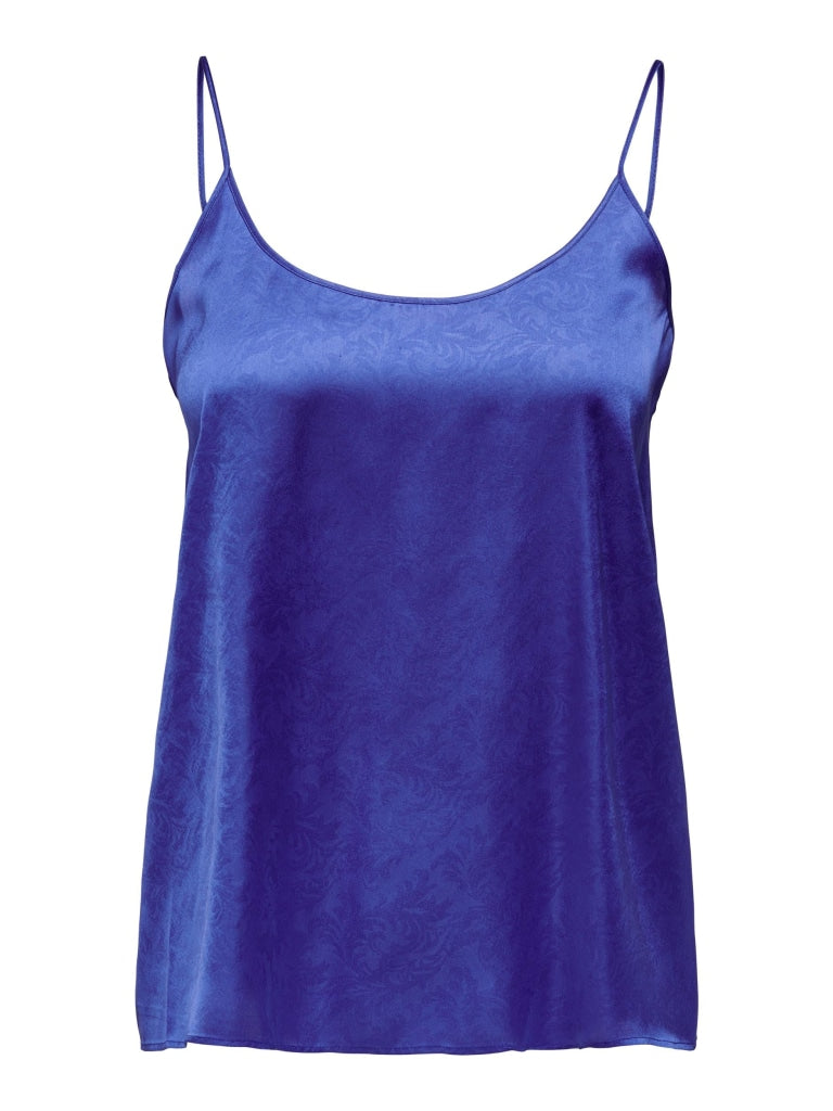 ONLJACKIE TIE SINGLET PTM 15292990 - Dazzling Blue / XS -