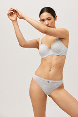PERIZOMA THONG 10095 - MELANGE GREY / S - SLIP DONNA