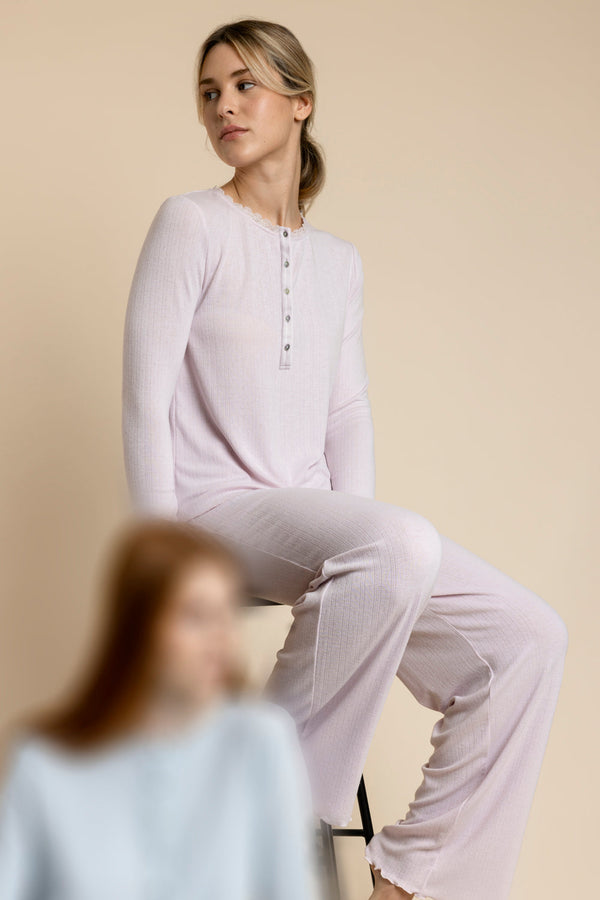 Pigiama Donna Effetto Cashmare ROMANTIC 63616-0 - PIGIAMA