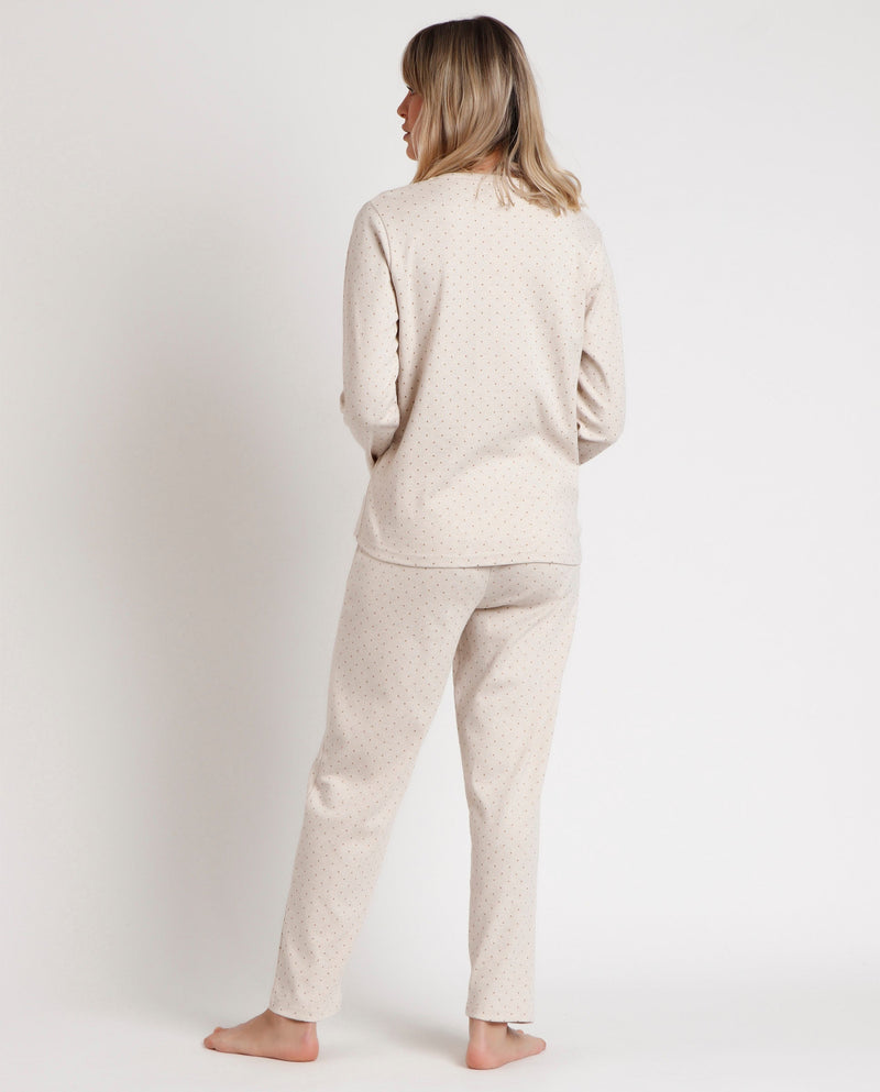 Pigiama Donna in Caldo Cotone DOTS 62632-0 - PIGIAMA DONNA