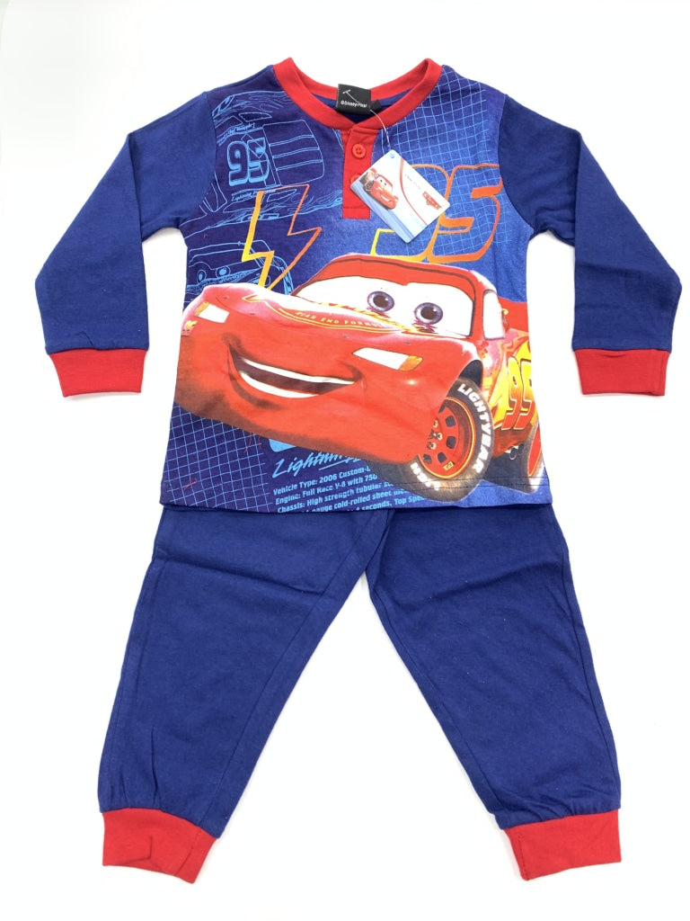 Pigiama in cotone Serafino manica lunga DISNEY CARS 