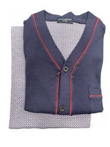 Pigiama Uomo Aperto in Caldo Cotone TAGLIE FORTI art.PG 
