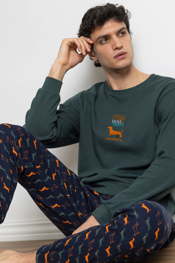 Pigiama Uomo in Caldo Cotone HOMBRE MY DOG 63760-0