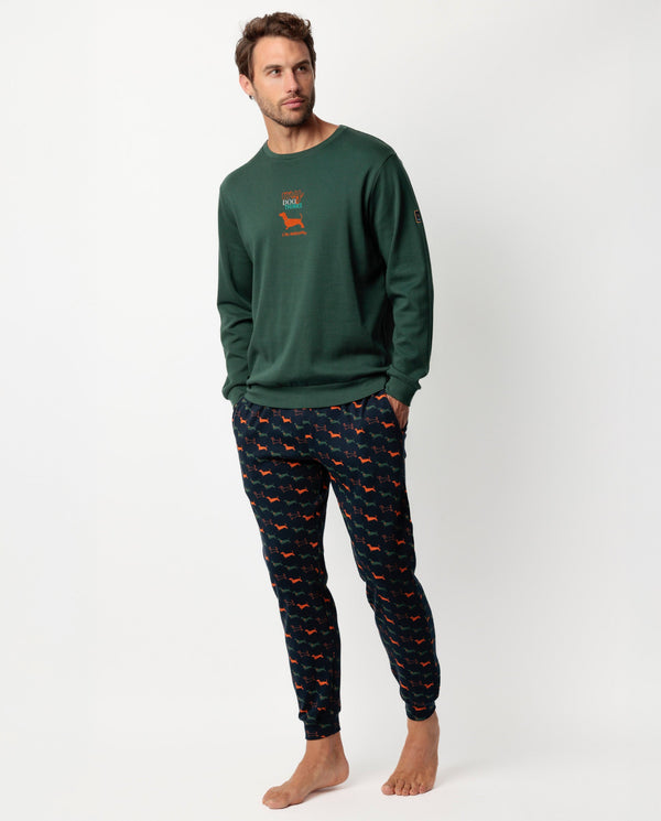 Pigiama Uomo in Caldo Cotone HOMBRE MY DOG 63760-0