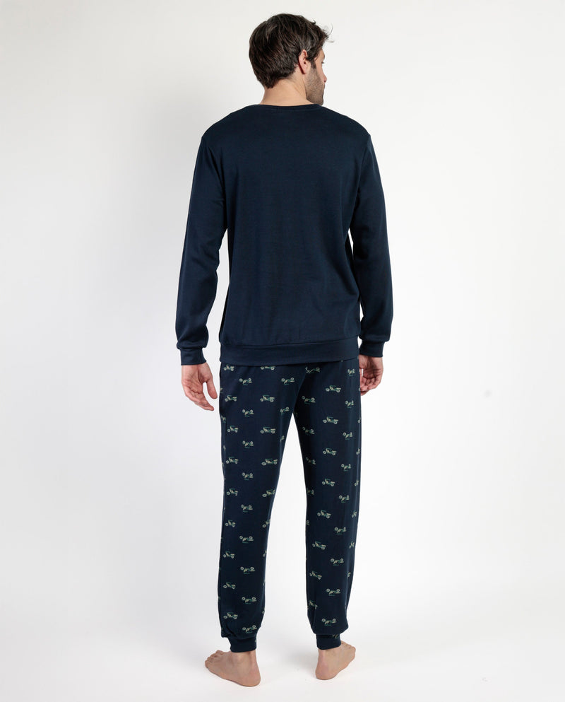 Pigiama Uomo in Caldo Cotone SCHOOL 63751-0 - PIGIAMA UOMO