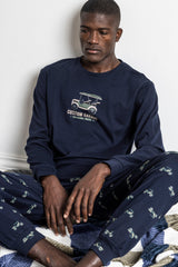 Pigiama Uomo in Caldo Cotone SCHOOL 63751-0 - PIGIAMA UOMO