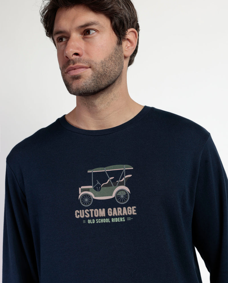 Pigiama Uomo in Caldo Cotone SCHOOL 63751-0 - PIGIAMA UOMO