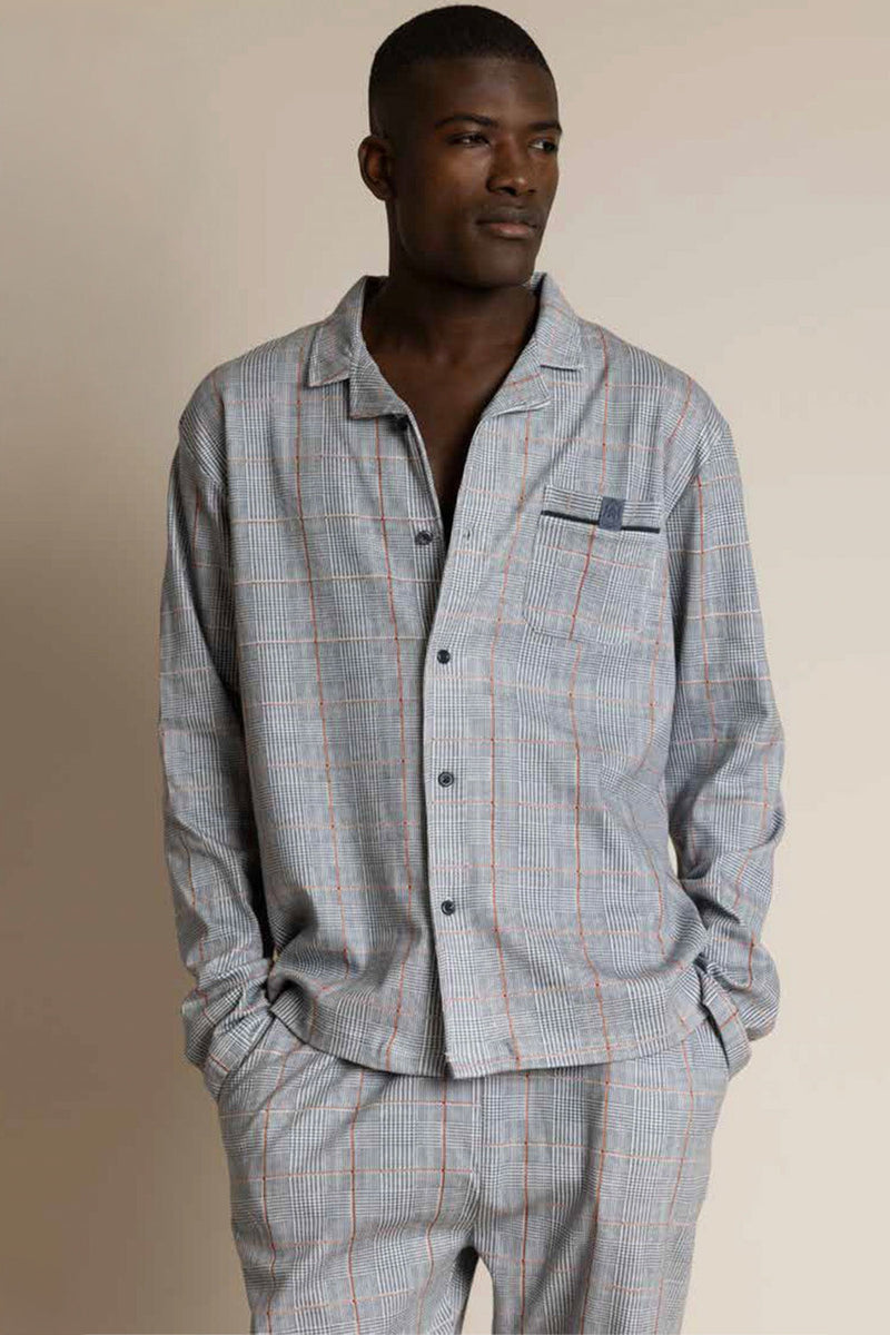 PIJAMA ABIERTO HARRIS 63796-0 - PIGIAMA UOMO INVERNALE