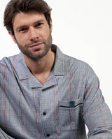 PIJAMA ABIERTO HARRIS 63796-0 - PIGIAMA UOMO INVERNALE