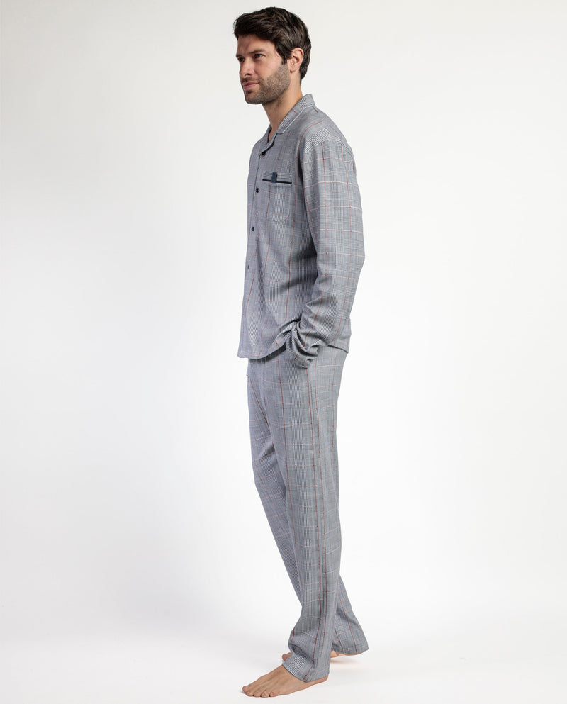 PIJAMA ABIERTO HARRIS 63796-0 - PIGIAMA UOMO INVERNALE