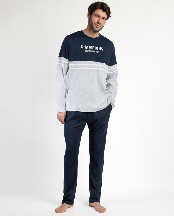 PIJAMA CHAMPIONS 63758-0 - PIGIAMA UOMO INVERNALE