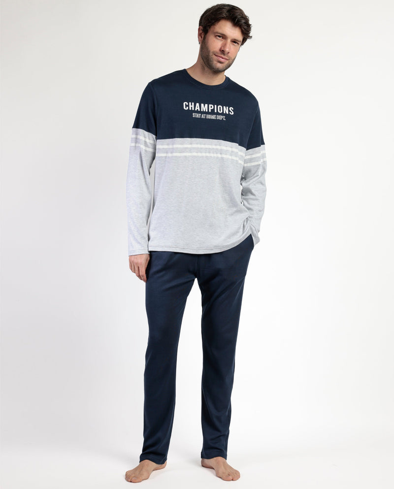 PIJAMA CHAMPIONS 63758-0 - PIGIAMA UOMO INVERNALE