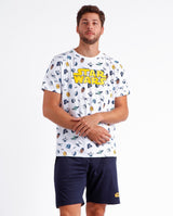 PIJAMA MULTIPERSONAJES 60675 - BLANCO / S - PIGIAMA UOMO