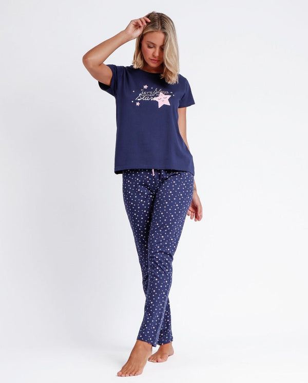 PIJAMA P/LARGO UNDER THE STARS 60400 - MARINO / S - PIGIAMA