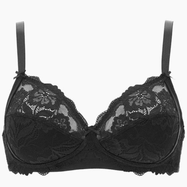 Reggiseno in Pizzo senza ferretto 250 - 3C / NERO - 