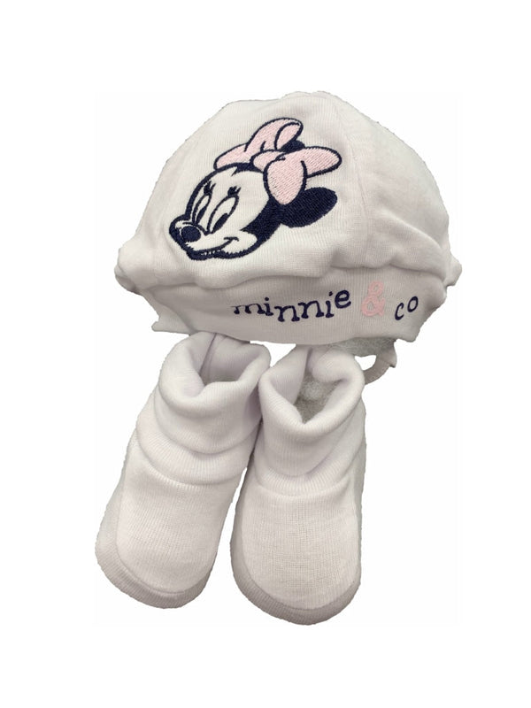 Set regalo cappellino + scarpette nascita art. BH7507 - TU /