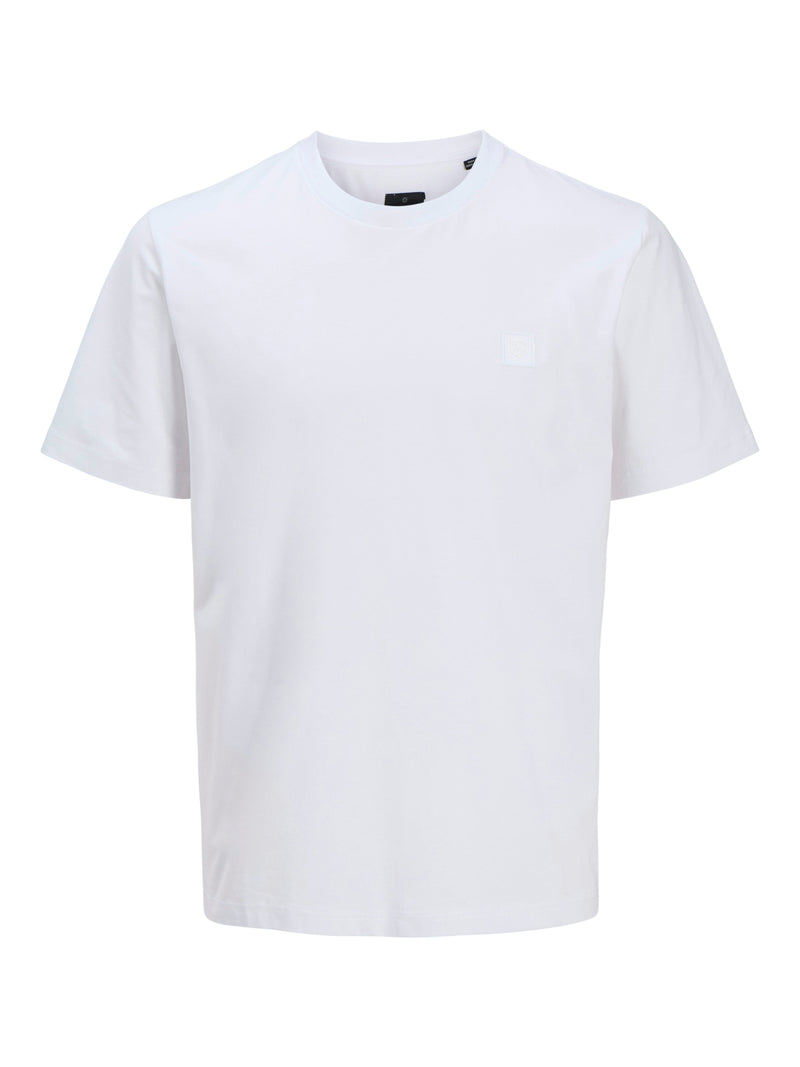 T-Shirt da Sotto Giacca Effetto Cotone e Seta 12276050