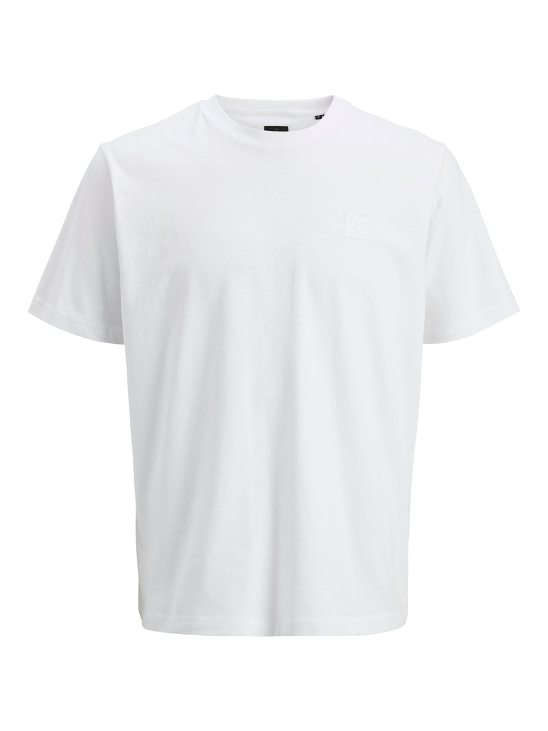 T-Shirt da Sotto Giacca Effetto Cotone e Seta 12276050