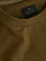T-Shirt da Sotto Giacca Effetto Cotone e Seta 12276050