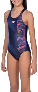 ARENA G DRAFT JR V BACK ONE PIECE NAVY-NECTARINE 002349703 -