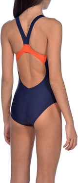 ARENA G DRAFT JR V BACK ONE PIECE NAVY-NECTARINE 002349703 -