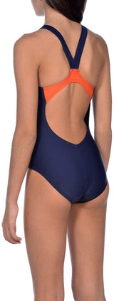 ARENA G DRAFT JR V BACK ONE PIECE NAVY-NECTARINE 002349703 -