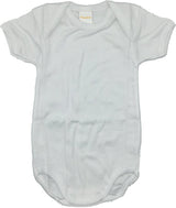 Body 100% cotone ART. L2001 - 1 MESE / BIANCO - BODY 0-24 