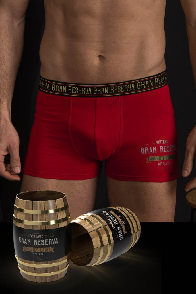 BOXER UOMO ROSSO NATALE 48455 - BOXER UOMO