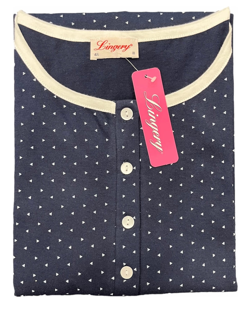 T Shirt Tommy Hilfiger Donna Julie Camicia Da Notte Cotone Jersey