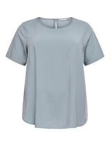 CARVIS SS TOP SOLID - 15206604 - 42- / Placid Blue - T-SHIRT