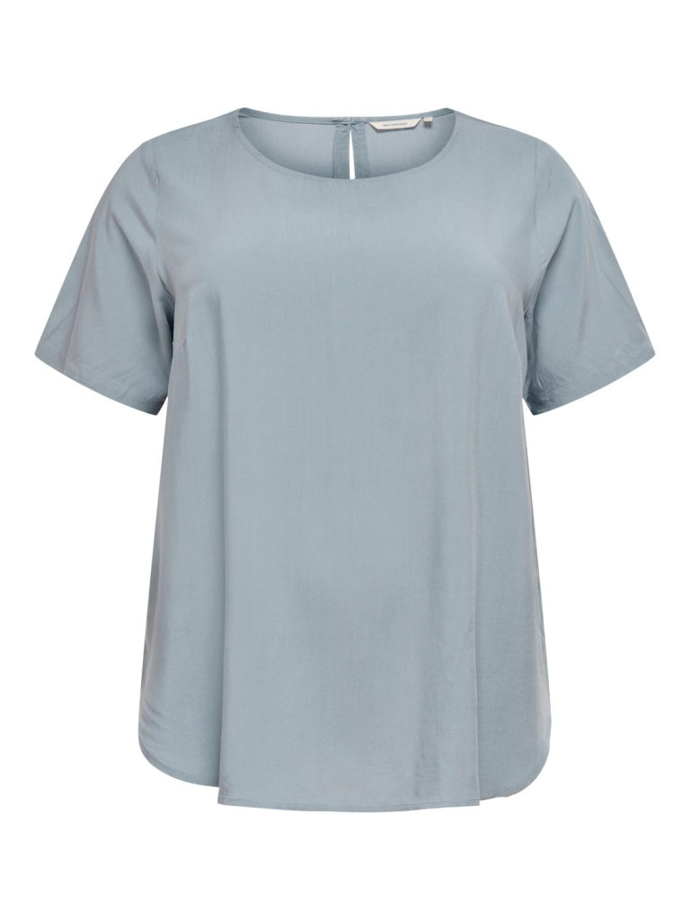 CARVIS SS TOP SOLID - 15206604 - 42- / Placid Blue - T-SHIRT