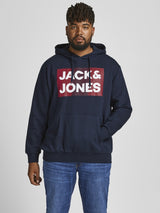 Jack & Jones Felpa con Cappuccio taglie forti 12163777 - 