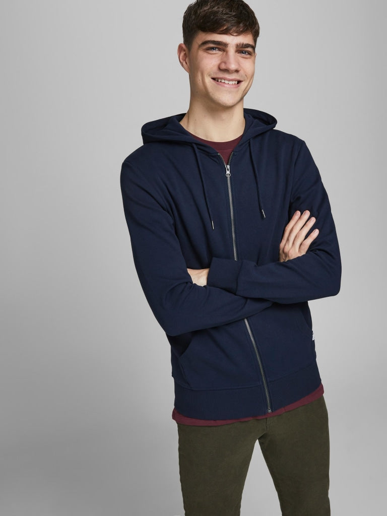 Jack & Jones JJEBASIC SWEAT ZIP HOOD NOOS 12181901 - 