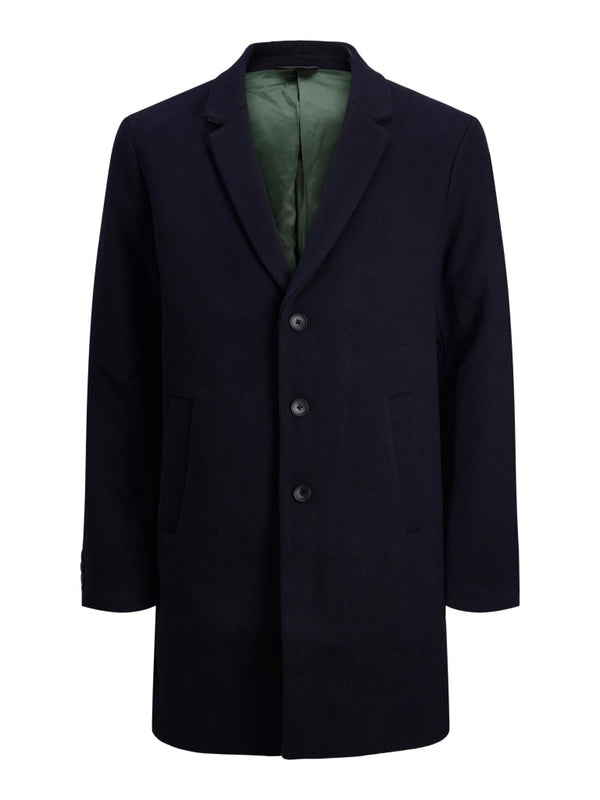 Jack & Jones JJEMOULDER WOOL COAT SN 12171374 - Dark Navy / 