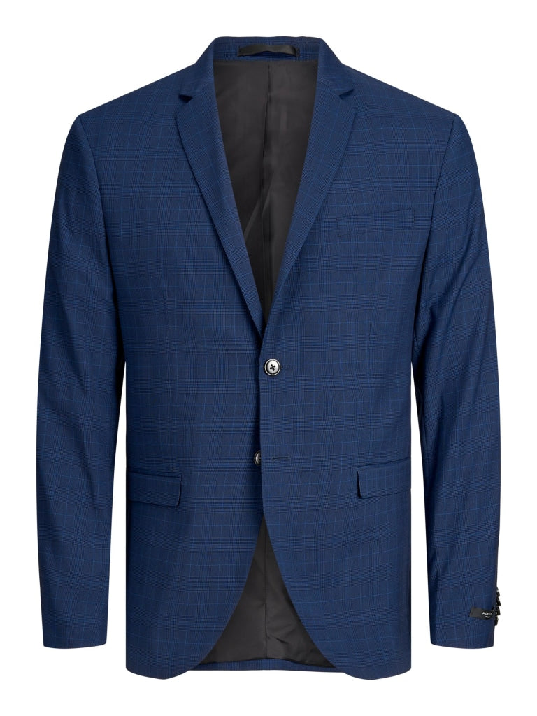 Jack & Jones JPRFRANCO CHECK BLAZER 12202797 - Medieval Blue