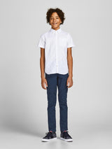 Jack & Jones Junior JJIMARCO JJDAVE LINEN AKM DARK NAVY JNR 