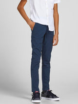 Jack & Jones Junior JJIMARCO JJDAVE LINEN AKM DARK NAVY JNR 