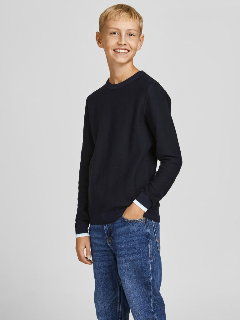 JCOLOGAN KNIT CREW NECK JNR 12205082 - ABBIGLIAMENTO BIMBO