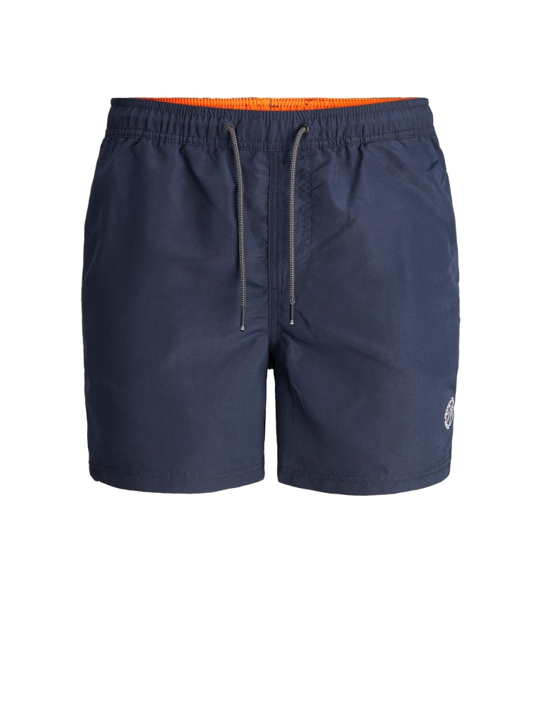 JJIBALI JJSWIMSHORTS AKM SOLID STS 12183741 - L- / Navy 