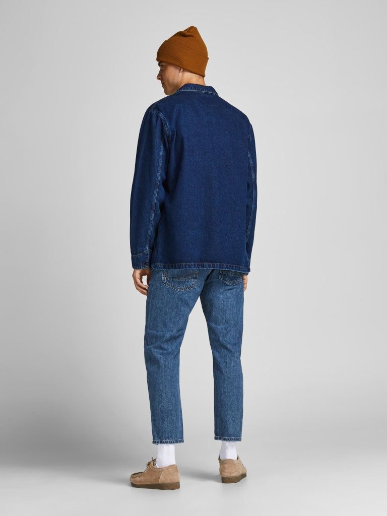 JJIFRANK JJLEEN CROPPED MF 412 12195430 - JEANS UOMO