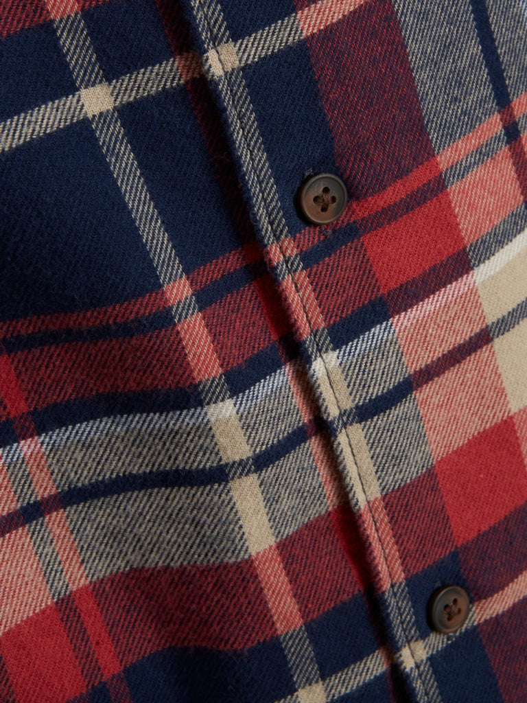 JJPLAIN AUTUMN CHECK SHIRT LS 12212591 - CAMICIA UOMO