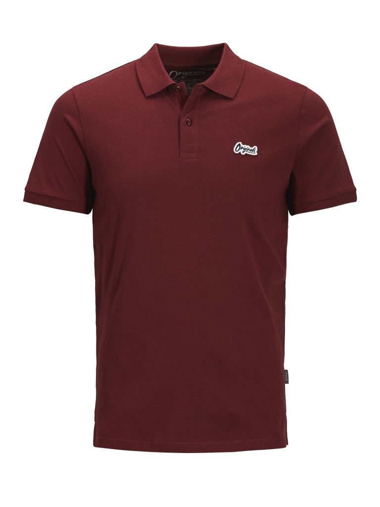 JORJET POLO SS - 12130087 - L- / Cordovan - T-SHIRT & POLO 